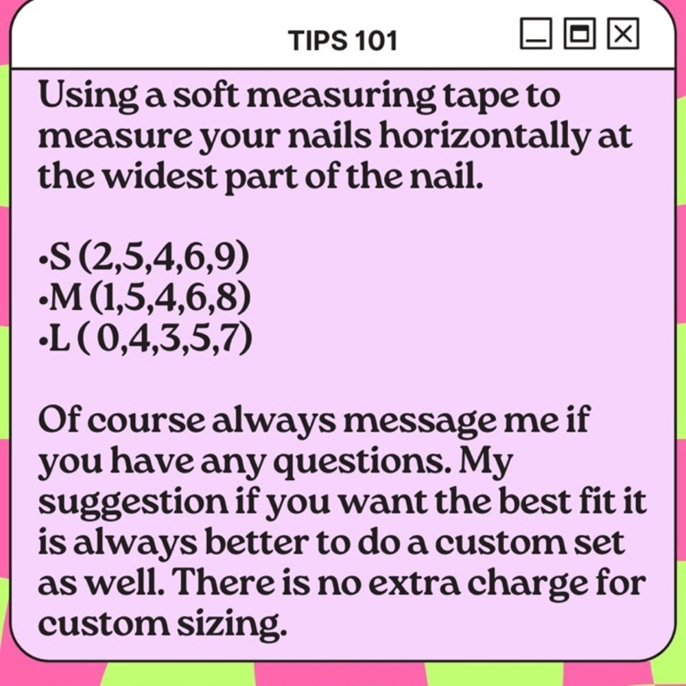 Nail Sizing Guide